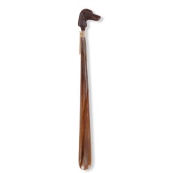 Wood and resin shoehorn
