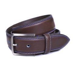 Men's belt brown leather BE505