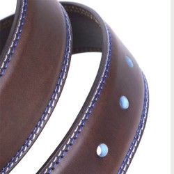 Men's belt brown leather BE505