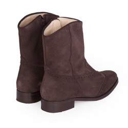 ladies suede ankle boot 3444